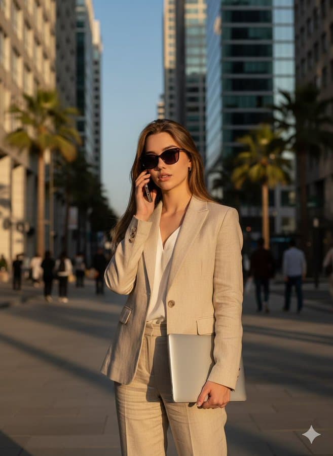 Businesswoman BANANA PROMPT