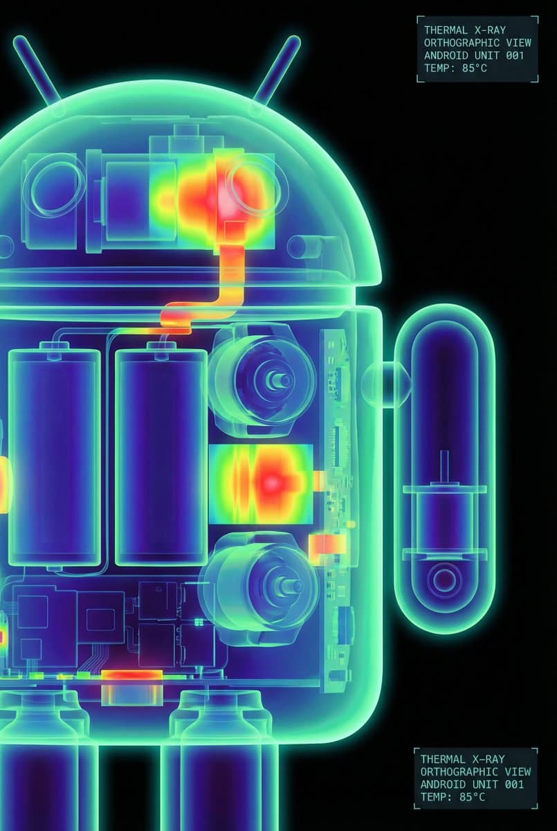 Android Robot X-Ray