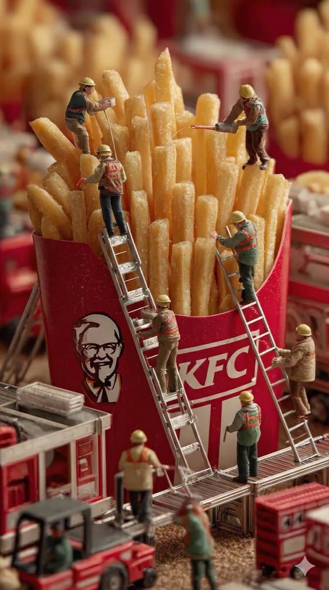 KFC Fries Miniature