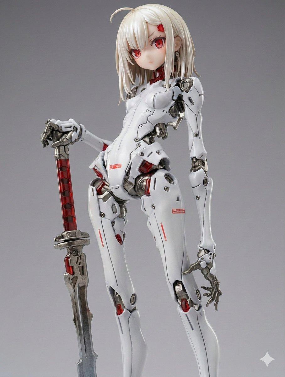 Cyborg Girl Figure