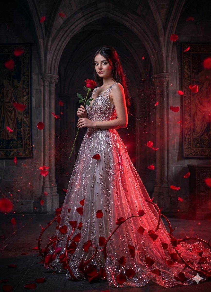 Floating Rose Fantasy