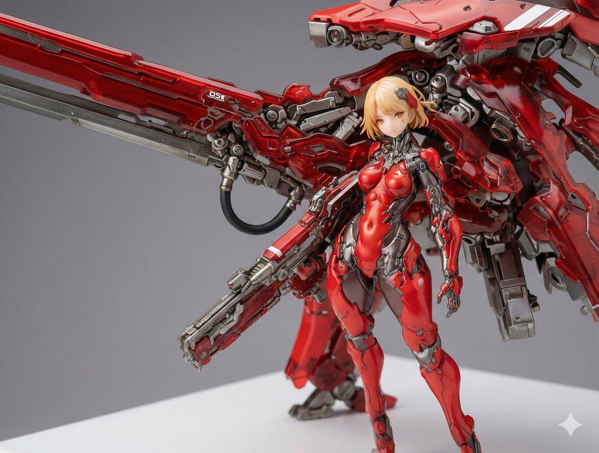 Cyborg Girl Figure Heavy Arm