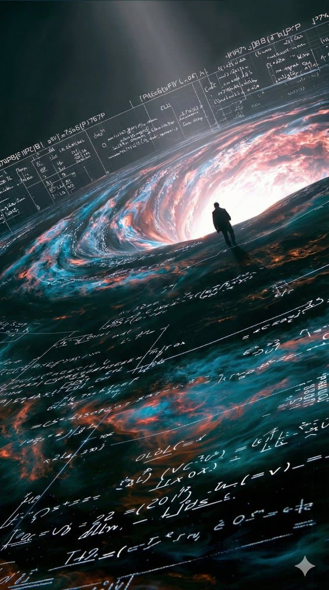 Cosmic Vortex Silhouette