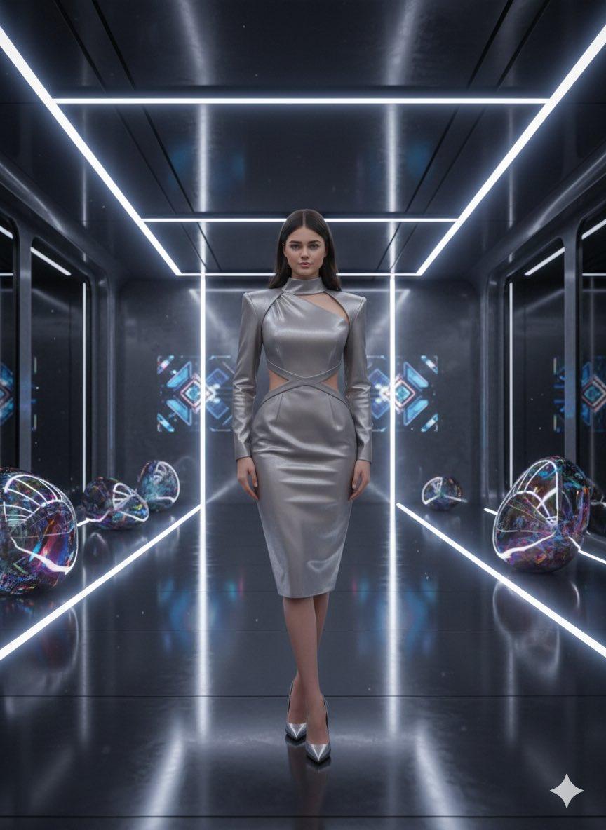 Metallic Futuristic Chic