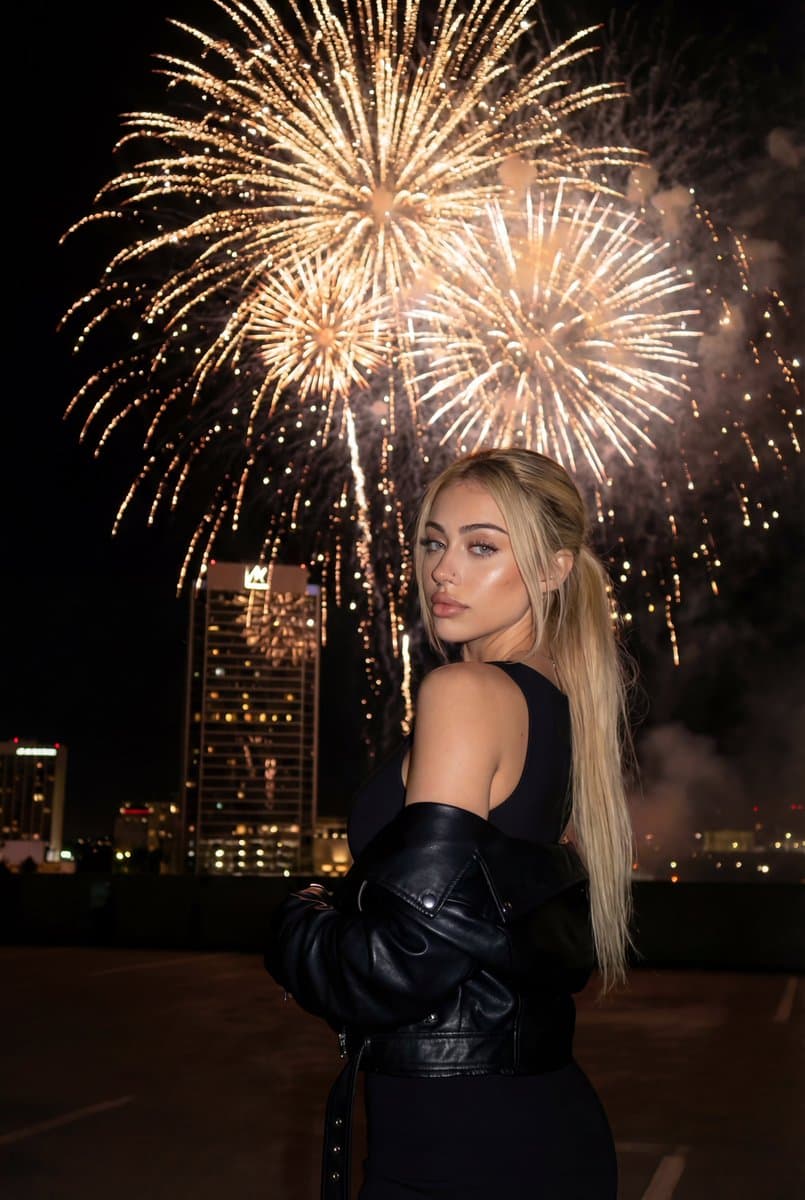 New Year Fireworks Blonde